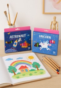 تصویر ماژیک 36رنگ پاپلی 