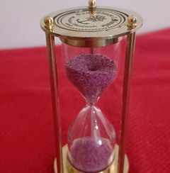 تصویر ساعت شنی برنجی 