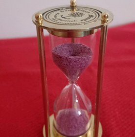 تصویر ساعت شنی برنجی 