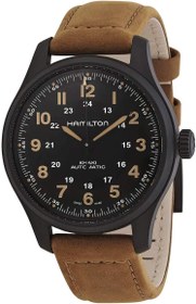 hamilton khaki field automatic black dial