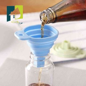 تصویر قیف سیلیکونی تاشو مدل THN-94122 