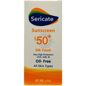 تصویر کرم ضد آفتاب سیلک تاچ SPF 50سری کیت 40 میل Sericate Silk Touch SPF 50 Sunscreen Cream 40 ml