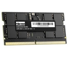 تصویر رم لپ تاپ DDR5 کلو 5600MHz مدل KLEVV SODIMM ظرفیت 16 گیگابایت Klevv KD5AGSA80-56G460A 5600MHz CL46 16GB DDR5 SODIMM Laptop Ram