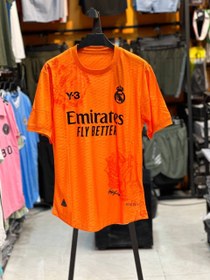 تصویر کیت تک پلیری ئال مادرید 2024 - نارنجی / player kit 2 real madrid