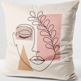 تصویر کوسن طرح مینیمال - کد 20110 زمان آماده سازی یک هفته کاری