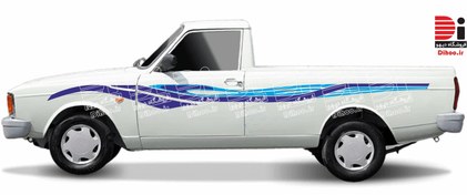 تصویر خط برچسبی وانت پیکان طرح هشت پا 