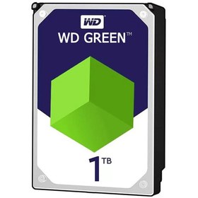 تصویر حافظه اچ دی دی اینترنال وسترن دیجیتال مدل سبز ظرفیت 1 ترابایت استوک Western Digital Green 1TB Internal HDD Used