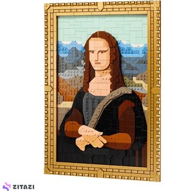 تصویر لگو سری هنر مدل تابلو لبخند مونالیزا ۳۱۲۱۳ - LEGO ART Mona Lisa 31213 