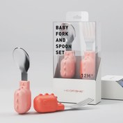 تصویر ست قاشق و چنگال هی اور شی heorshe - گلبهی HE OR SHE