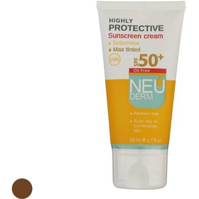 تصویر کرم ضدآفتاب فاقد چربی هایلی پروتکتیو SPF50 نئودرم Highly Protective Oil Free Sunscreen Cream SPF50 Neuderm