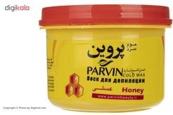 تصویر موم سرد پروین مدل Honey حجم 750 گرم Parvin Honey Cold Wax 750gr