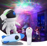 تصویر پرژکتور فضانوردکهکشانی(آسمان مجازی) دارای اسپیکر بلوتوثی مدل ASTR.NAUT 