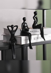 تصویر ست ۳ عددی دکوری لبه کد ۵۰ 