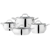 تصویر سرویس قابلمه نوا ۸ پارچه استیل 