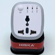 تصویر محافظ برق هوشمند تایمردار هیسکا مدل CH4 HISKA CH4 Timer Smart Power Protector