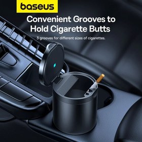 تصویر زیر سیگاری خودرو بیسوس مدل Premium 2 Series YHG-01 Baseus Premium 2 Series Car Ashtray C20464700111-00