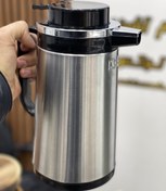 تصویر فلاکس یک لیتر استیل داخل شیشه کارال 