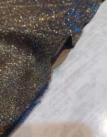 تصویر لمه گلس طلایی آبی 