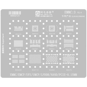 تصویر شابلون هارد اندروید و آیفون وهارد تلویزیون AMAOE EMMC3 