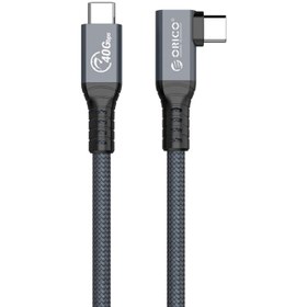 تصویر کابل تاندربولت 80 سانتی متری اوریکو با سرعت 40 گیگابایت بر ثانیه ORICO-TBW4-08 Thunderbolt 4 Data Cable 