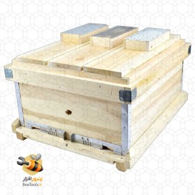 تصویر کندو جفت گیری 3 جهته Three chamber mating hive