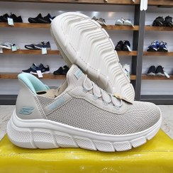 تصویر کفش زنانه اسکچرز هندزفری مدل SKECHERS SLIP-INS 117502-TPE 