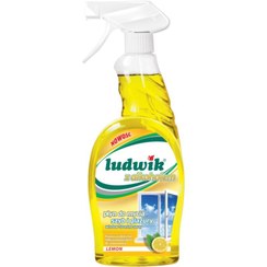 تصویر اسپری شیشه پاک کن لودویک مدل Alcohol حجم 750 میل Ludwik