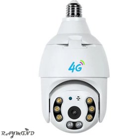 تصویر دوربین مداربسته لامپی سیمکارتی AD-4G 