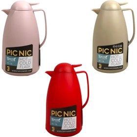 تصویر فلاسک تاپکو مدل MT1 گنجایش ۱ لیتر طرح پیک نیک 