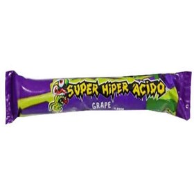 تصویر آدامس ترش بادکنکی سوپر هایپر اسیدو قلمی Super Hiper Acido Super Hiper Acido