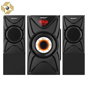 تصویر اسپیکر سه تکه دنای مدل DE-9152RH Denay DE-9152RH Multimedia Speaker System