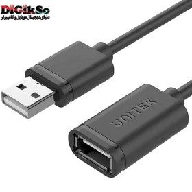 تصویر کابل افزایش طول USB2.0 یونیتک مدل Y-C417GBK طول 3 متر Unitek Y-C417GBK Extension cable USB 2.0 length 3 meter