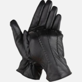 تصویر دستکش چرم تبریز مدل سه خط 