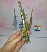 تصویر روان نویس تفنگ طرح اسنایپر تک تیر انداز با جوهر آبی 