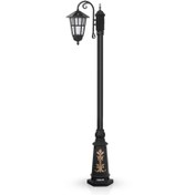 تصویر چراغ حیاطی ایستاده تک شاخه شب تاب مدل وندا کد SH-105910720 