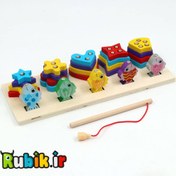 تصویر مونته سوری پایه اشکال 5 ستون و جانمایی 