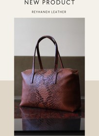 تصویر کیف دستی چرم 