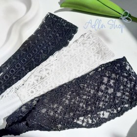 تصویر هدبند دانتل کشی 