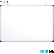 تصویر تخته وایت برد گوشه فلزی سایز 40×30 سانتی متر ا Metal corner white board 30×40cm Metal corner white board 30×40cm