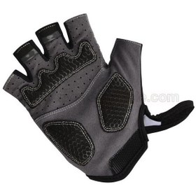 تصویر دستکش دوچرخه سواری اسپید مدل cube آبی Cycling gloves