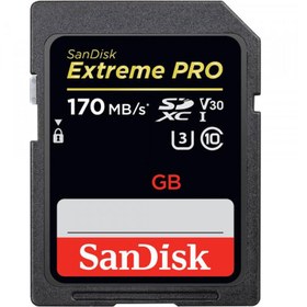 تصویر کارت حافظه SD سن دیسک Extreme Pro SDHC UHS- I ظرفیت 128 گیگابایت ا Extreme Pro SDHC UHS- I Card 128GB Extreme Pro SDHC UHS- I Card 128GB
