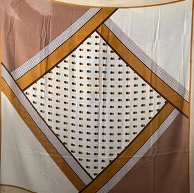 تصویر روسری نخی سیااسکارف - تک رنگ نخی 