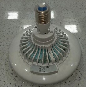 تصویر پنکه سقفی لامپ دار 