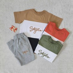 تصویر ست تیشرت و شلوار پسرانه 