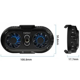 تصویر فن گوشی رادیاتوری موبایل مخصوص گیمینگ ارلدام ET-F05 cooling radiatory mobile earldom f05