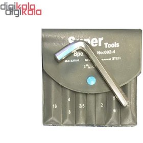 تصویر مجموعه 8عددی آچار آلن مدل Super 