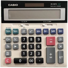 تصویر ماشین حساب کاسیو DS-120TV Casio DS-120TV Calculator