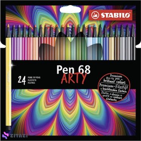 تصویر ماژیک 24 رنگ Stabilo Pen 68 Arty - زمان ارسال 15 تا 20 روز کاری 