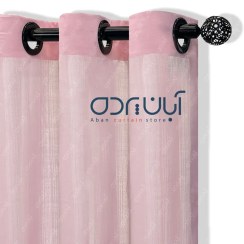 تصویر پرده حریر بافت دار یاسی تیره-HRRB34 