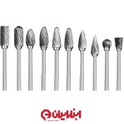 تصویر فرز فرم الماسه 10 عددی عاج ریز نرم تراش بکر 